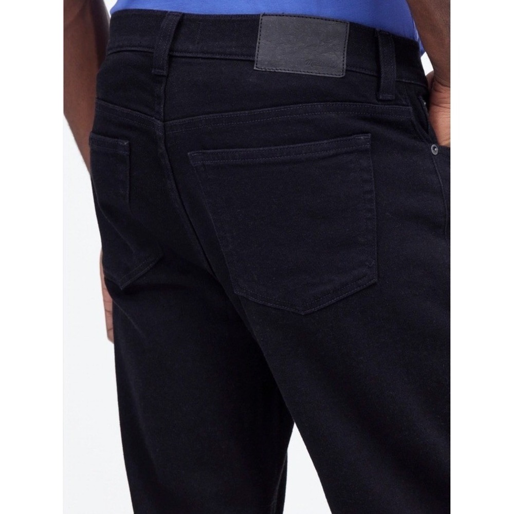 Madewell NWT Men's Athletic Slim Jeans Cool max Denim Black 31x30 - Picture 5 of 11
